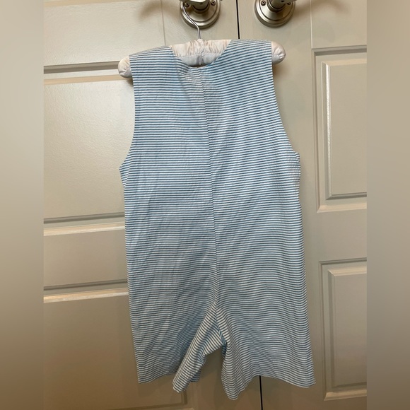 Sailboat Smocked Shortalls - Picture 3 of 4